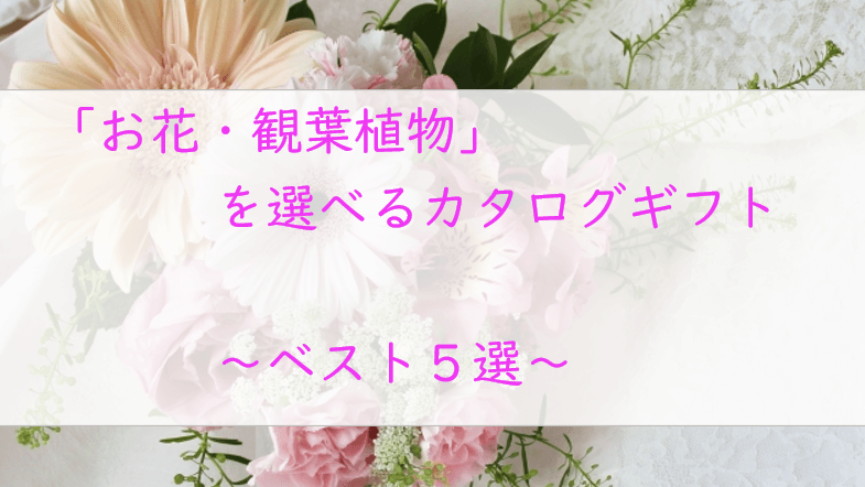お花・観葉植物が選べるカタログギフト【５選】プリザーブドや造花も